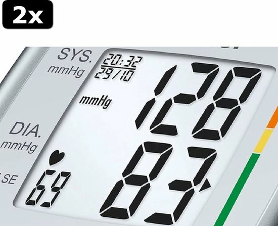 2x Beurer BM35 Bloeddrukmeter Bovenarm - Hartritmestoornis Herkenning 6 2x Beurer BM35 Bloeddrukmeter Bovenarm - Hartritmestoornis Herkenning - Afbeelding 4