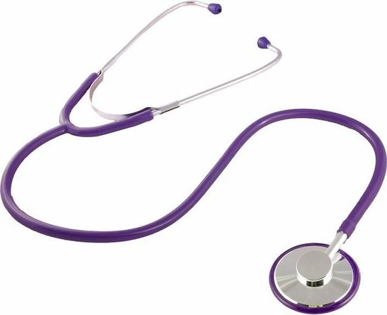 Stethoscoop Basic Enkelzijdig Paars Hospitrix Stethoscoop Basic Enkelzijdig Paars -Silvergear Shop 550x448 3