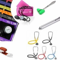 Stalt Medical Handmatige Bloeddrukmeter Basis Set Met Stethoscoop ST-A092-Lila