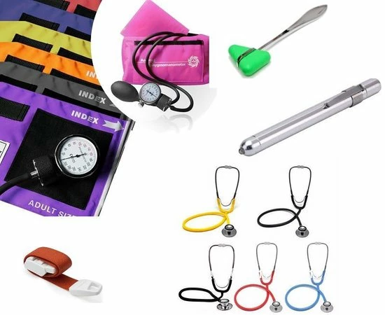 Stalt Medical Handmatige Bloeddrukmeter Basis Set Met Stethoscoop ST-A092-Groen 3 Stalt Medical Handmatige Bloeddrukmeter Basis Set Met Stethoscoop ST-A092-Groen