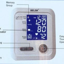 Belsk Bloedrukmeter Type BLPM-13 -Silvergear Shop 550x451 2