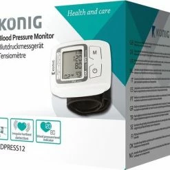 Konig Automatische Pols Bloeddrukmeter 9 Konig Automatische Pols Bloeddrukmeter -Silvergear Shop 550x452 3