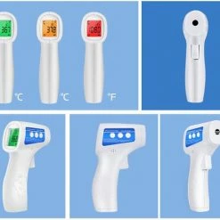 Cofoe Lichaamsthermometer - Lichaamsthermometer Volwassenen, Kinderen En Baby's - Thermometer Voorhoofd - Koortsthermometer - Infrarood Thermometer - Contactloos - 3 Kleuren LCD Display - Digitaal Thermometers - Koorts Meten ? Wit -Silvergear Shop 550x452 6