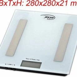 Ariko Elta Digitale Body - Fit Weegschaal - Personenweegschaal - Analyseweegschaal - Wit - Grijs - Afmetingen 28 X 28 X 2.5 Cm - Maximaal 180 KG - Inclusief 2 X AAA Batterijen 15 Ariko Elta Digitale Body - Fit Weegschaal - Personenweegschaal - Analyseweegschaal - Wit - Grijs - Afmetingen 28 X 28 X 2.5 Cm - Maximaal 180 KG - Inclusief 2 X AAA Batterijen -Silvergear Shop 550x454