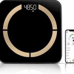 New Goods Company - Slimme Weegschaal Met App - 12x Lichaamsanalyse O.a. Gewicht - Vetpercentage - BMI