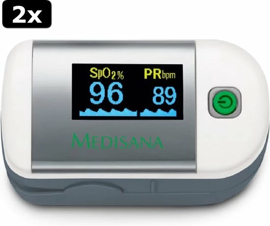 2x Medisana Saturatiemeter PM 100 5 2x Medisana Saturatiemeter PM 100 - Afbeelding 3