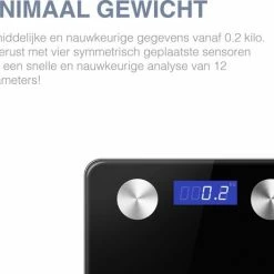 Exclusive By TW Slimme Weegschaal Met Lichaamsanalyse - Personenweegschaal - Bluetooth - Zwart 16 Exclusive By TW Slimme Weegschaal Met Lichaamsanalyse - Personenweegschaal - Bluetooth - Zwart -Silvergear Shop 550x462 1