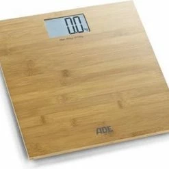 Ade Martina Elektronische Personenweegschaal - Weegbereik 150kg - Bamboe