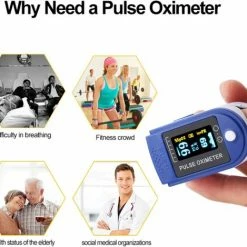 Igoods Vingerpulsoximeter Hartslag En Zuurstof Meter -Silvergear Shop 550x469 1