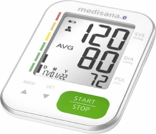 Medisana BU 570 Connect Bovenarm Bloeddrukmeter Wit 9 Medisana BU 570 Connect Bovenarm Bloeddrukmeter Wit - Afbeelding 7