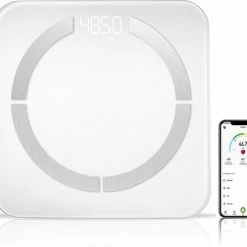 New Goods Company - Slimme Weegschaal Met App - 12x Lichaamsanalyse O.a. Gewicht - Vetpercentage - BMI