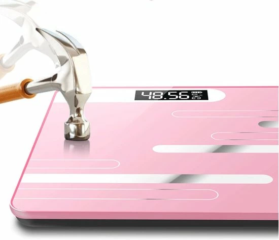 Koopfabriek.com |Koopfabriek| Moderne Weegschaal - LCD Display - 180KG - ROZE 4 Koopfabriek.com |Koopfabriek| Moderne Weegschaal - LCD Display - 180KG - ROZE - Afbeelding 2