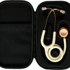 Hospitrix Stethoscoop Professional Line Pink Gold Edition Wit + Gratis Premium Opberghoes - Dubbelzijdig - Medisch - Roestvrij Stalen -Silvergear Shop 550x476 1