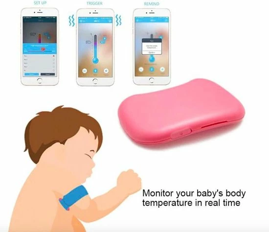 By Vicky - Thermometer voor baby - Roze By Vicky - Thermometer Voor Baby - Roze -Silvergear Shop