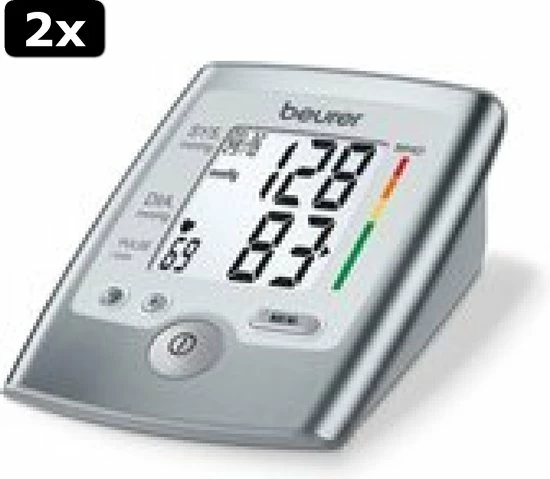 2x Beurer BM35 Bloeddrukmeter Bovenarm - Hartritmestoornis Herkenning 3 2x Beurer BM35 Bloeddrukmeter Bovenarm - Hartritmestoornis Herkenning