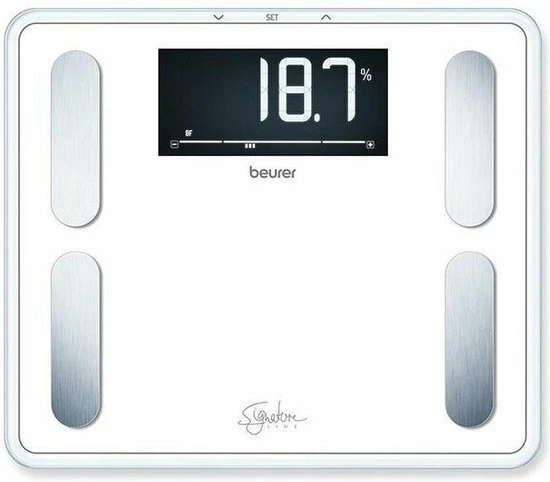 Beurer BF410 - Personenweegschaal lichaamsanalyse - 200kg - Wit Beurer BF410 - Personenweegschaal Lichaamsanalyse - 200kg - Wit -Silvergear Shop 550x482 2