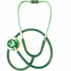Merkloos Stethoscoop Voor Verpleegkundige - DUAL - Dubbelzijdig - Kleur: Groen - Verpleegster Stethoscoop - Nurse Stethoscope