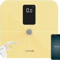 Cecotec Badkamerweegschaal Surface Precision 10400 Smart Healthy Vision Yellow