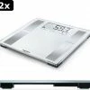 2x Soehnle 63872 Shape Sense Connect 100 Digitale Personenweegschaal Met Bluetooth Wit -Silvergear Shop 550x492 3