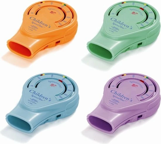 Spirometrics SpiroFlow Peak Flowmeters Voor Kinderen 6 Stuks 3 Spirometrics SpiroFlow Peak Flowmeters Voor Kinderen 6 Stuks