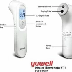 YUWELL Infrarood Contactloze Voorhoofd Thermometer 12 YUWELL Infrarood Contactloze Voorhoofd Thermometer -Silvergear Shop 550x493 3
