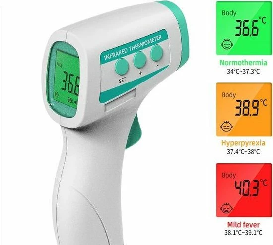 Maile Infrarood Thermometer 4 Maile Infrarood Thermometer - Afbeelding 2
