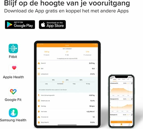 Robi S9 Personenweegschaal met Lichaamsanalyse - Zwart Robi Products Robi S9 Personenweegschaal Met Lichaamsanalyse - Zwart -Silvergear Shop