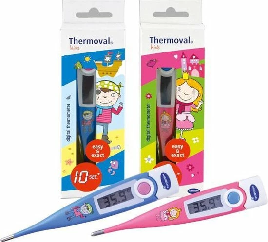 Hartmann Thermoval Kids Koortsthermometer Thermometer Baby - Princess 5 Hartmann Thermoval Kids Koortsthermometer Thermometer Baby - Princess - Afbeelding 3