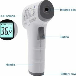 DutchTraders24 Contec TP500 Professionele Infrarood Thermometer -Silvergear Shop 550x499 1