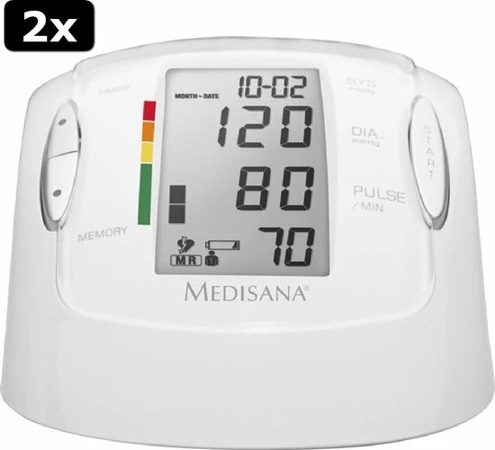 2x Medisana MTP Pro Bovenarmbloeddrukmeter 9 2x Medisana MTP Pro Bovenarmbloeddrukmeter - Afbeelding 7
