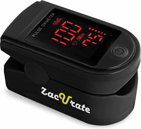 Zacurate Pro Series Black 500DL Saturatie- En Hartslagmeter - Geschikt Voor De Luchtvaart 3 Zacurate Pro Series Black 500DL Saturatie- En Hartslagmeter - Geschikt Voor De Luchtvaart