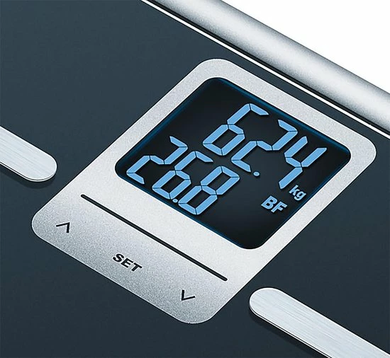 Beurer BG40 - Personenweegschaal Lichaamsanalyse - 150kg - Zwart 8 Beurer BG40 - Personenweegschaal Lichaamsanalyse - 150kg - Zwart - Afbeelding 6