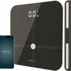 Cecotec Badkamerweegschaal Surface Precision 10600 Smart Healthy Pro Dark Grey