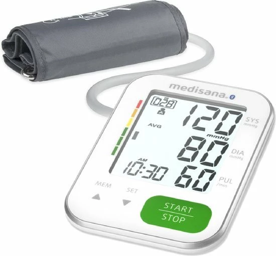 Medisana BU 570 Connect Bovenarm Bloeddrukmeter Wit 8 Medisana BU 570 Connect Bovenarm Bloeddrukmeter Wit - Afbeelding 6