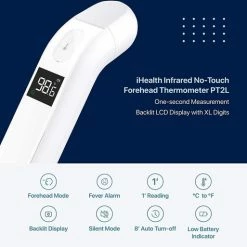 IHealth PT2L Infrarood Thermometer 22 IHealth PT2L Infrarood Thermometer -Silvergear Shop 550x513 4