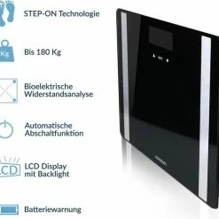 Deuba Monzana - Personenweegschaal - Zwart 4 Deuba Monzana - Personenweegschaal - Zwart -Silvergear Shop 550x514 11