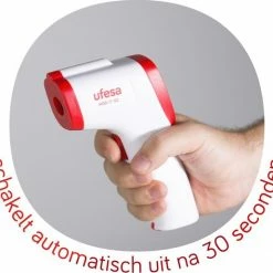 Ufesa Digital Thermometer, Contactloze Infrarood Thermometer ? Voorhoofdthermometer, Digitale Thermometer 4 Ufesa Digital Thermometer, Contactloze Infrarood Thermometer ? Voorhoofdthermometer, Digitale Thermometer -Silvergear Shop 550x515 2