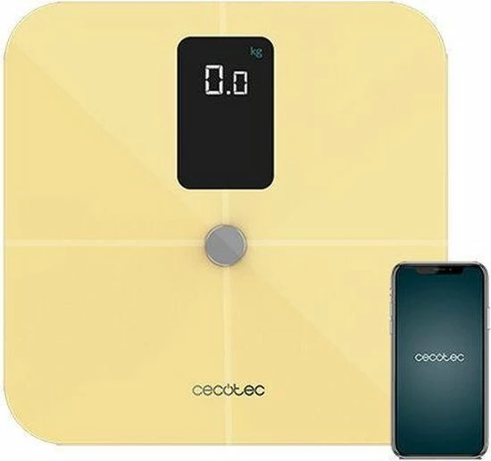 Cecotec Badkamerweegschaal Surface Precision 10400 Smart Healthy Vision Yellow 14 Cecotec Badkamerweegschaal Surface Precision 10400 Smart Healthy Vision Yellow - Afbeelding 12