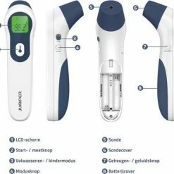 Jumper Medical Infrarood Voorhoofd- En Oorthermometer 16 Jumper Medical Infrarood Voorhoofd- En Oorthermometer -Silvergear Shop 550x517 4