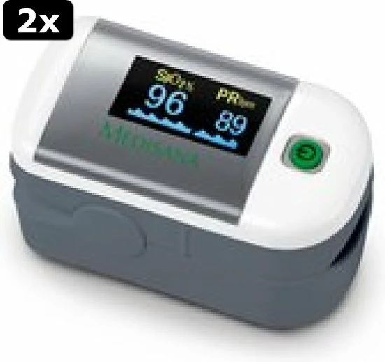 2x Medisana Saturatiemeter PM 100 3 2x Medisana Saturatiemeter PM 100