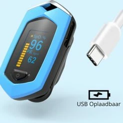 Merkloos Vitafa Zuurstofmeter - Oximeter - Saturatiemeter - Oximeter Verzadigingsmeter - Hartslagmeter - Pulsoximeter - Blauw 5 Merkloos Vitafa Zuurstofmeter - Oximeter - Saturatiemeter - Oximeter Verzadigingsmeter - Hartslagmeter - Pulsoximeter - Blauw -Silvergear Shop 550x522 3