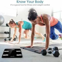 Easehold Bluetooth Personenweegschaal Met Volledige Lichaamsanalyse 14 Easehold Bluetooth Personenweegschaal Met Volledige Lichaamsanalyse -Silvergear Shop 550x524 5