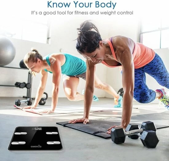 Easehold Bluetooth Personenweegschaal Met Volledige Lichaamsanalyse 7 Easehold Bluetooth Personenweegschaal Met Volledige Lichaamsanalyse - Afbeelding 5