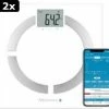 2x Medisana BS444 Connect - Lichaamsanalyseweegschaal - Wit 1 2x Medisana BS444 Connect - Lichaamsanalyseweegschaal - Wit -Silvergear Shop 550x525 2