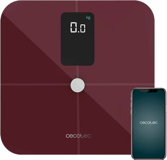 Cecotec Badkamerweegschaal Surface Precision 10400 Smart Healthy Vision Garnet 12 Cecotec Badkamerweegschaal Surface Precision 10400 Smart Healthy Vision Garnet - Afbeelding 10