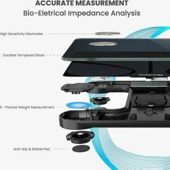 RENPHO Bluetooth Lichaamsvetweegschaal, Digitale Lichaamsgewicht Weegschaal Weegschaal Met Slimme BMI-Schaal, Lichaamssamenstelling Monitoren Met Smartphone-App 11 RENPHO Bluetooth Lichaamsvetweegschaal, Digitale Lichaamsgewicht Weegschaal Weegschaal Met Slimme BMI-Schaal, Lichaamssamenstelling Monitoren Met Smartphone-App -Silvergear Shop 550x527 2
