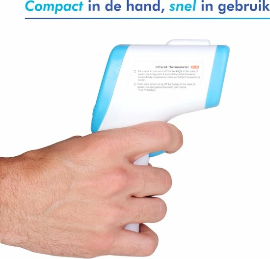 ClinicDoctor - Infrarood Thermometer ClinicDoctor - Infrarood Thermometer -Silvergear Shop 550x527 4