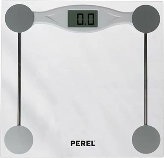 Perel Personenweegschaal Digitaal 180 Kg Transparant 8 Perel Personenweegschaal Digitaal 180 Kg Transparant - Afbeelding 6