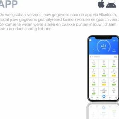 Exclusive By TW Slimme Weegschaal Met Lichaamsanalyse - Personenweegschaal - Bluetooth - Zwart 12 Exclusive By TW Slimme Weegschaal Met Lichaamsanalyse - Personenweegschaal - Bluetooth - Zwart -Silvergear Shop 550x532 2
