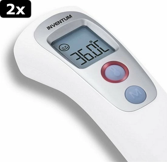 2x Inventum TMC609 Infrarood Thermometer 4 2x Inventum TMC609 Infrarood Thermometer - Afbeelding 2